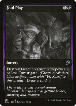 Foul Play - (101) - Magic the Gathering Innistrad: Double Feature Singles