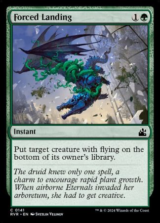 Forced Landing - (141) - Magic the Gathering Ravnica Remastered Singles