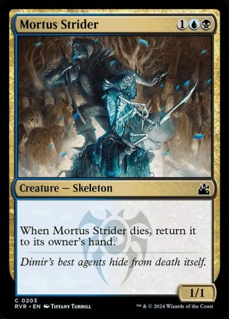 Mortus Strider - (203) - Magic the Gathering Ravnica Remastered Singles