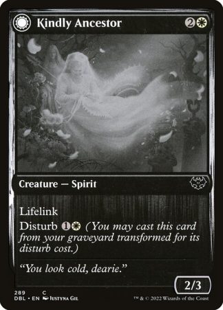 Kindly Ancestor // Ancestor's Embrace - (289) - Magic the Gathering Innistrad: Double Feature Singles