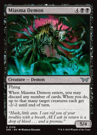Miasma Demon - (109) - Magic the Gathering Duskmourn: House of Horror Singles