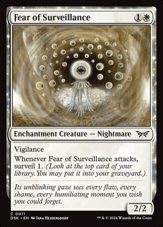 Fear of Surveillance - (11) - Magic the Gathering Duskmourn: House of Horror Singles