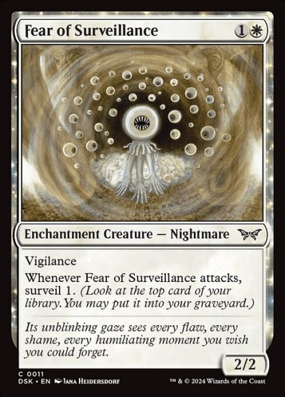 Fear of Surveillance - (11) - Magic the Gathering Duskmourn: House of Horror Singles