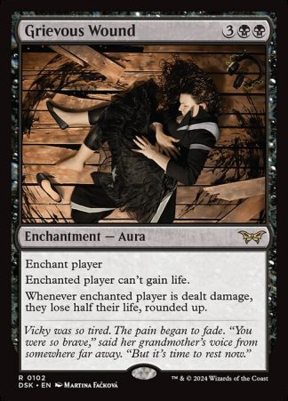 Grievous Wound - (102) - Magic the Gathering Duskmourn: House of Horror Singles