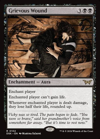 Grievous Wound - (102) - Magic the Gathering Duskmourn: House of Horror Singles
