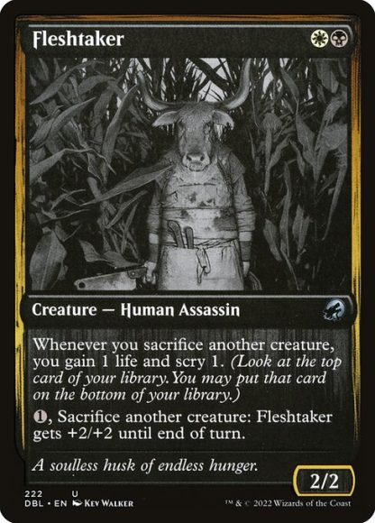 Fleshtaker - (222) - Magic the Gathering Innistrad: Double Feature Singles