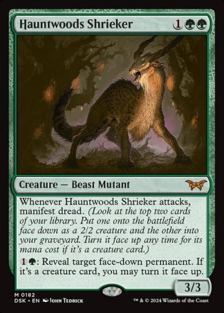 Hauntwoods Shrieker - (182) - Magic the Gathering Duskmourn: House of Horror Singles