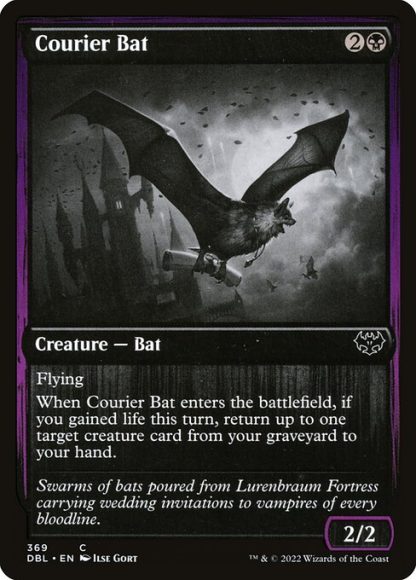 Courier Bat - (369) - Magic the Gathering Innistrad: Double Feature Singles