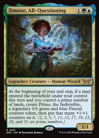 Zimone, All-Questioning - (241) - Magic the Gathering Duskmourn: House of Horror Singles