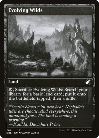 Evolving Wilds - (261) - Magic the Gathering Innistrad: Double Feature Singles