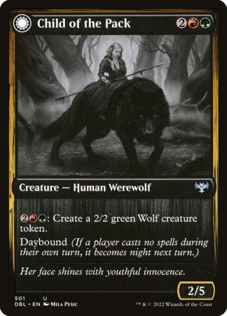 Child of the Pack // Savage Packmate - (501) - Magic the Gathering Innistrad: Double Feature Singles