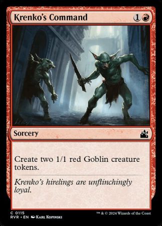 Krenko's Command - (115) - Magic the Gathering Ravnica Remastered Singles