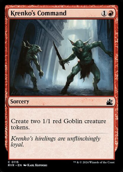 Krenko's Command - (115) - Magic the Gathering Ravnica Remastered Singles