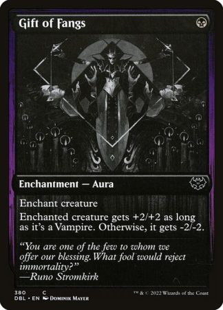 Gift of Fangs - (380) - Magic the Gathering Innistrad: Double Feature Singles