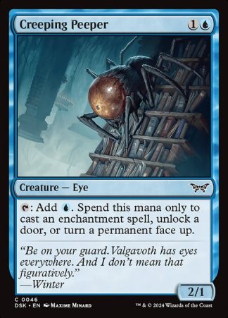 Creeping Peeper - (46) - Magic the Gathering Duskmourn: House of Horror Singles