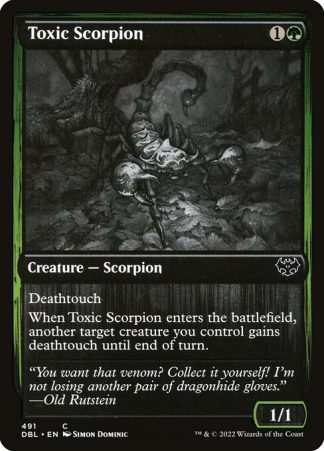 Toxic Scorpion - (491) - Magic the Gathering Innistrad: Double Feature Singles