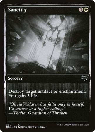 Sanctify - (300) - Magic the Gathering Innistrad: Double Feature Singles