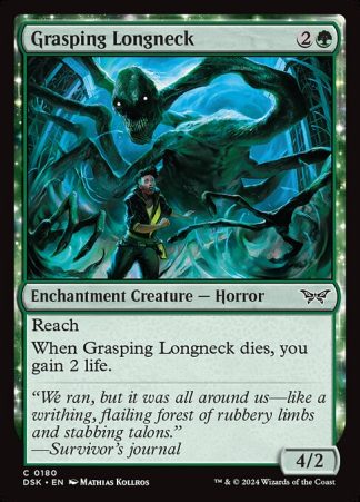 Grasping Longneck - (180) - Magic the Gathering Duskmourn: House of Horror Singles