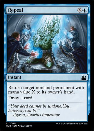 Repeal - (60) - Magic the Gathering Ravnica Remastered Singles