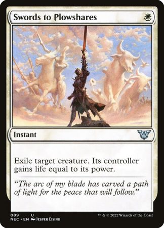 Swords to Plowshares - (89) - Magic the Gathering Neon Dynasty Commander Singles