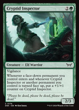 Cryptid Inspector - (174) - Magic the Gathering Duskmourn: House of Horror Singles