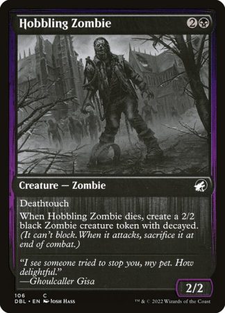 Hobbling Zombie - (106) - Magic the Gathering Innistrad: Double Feature Singles