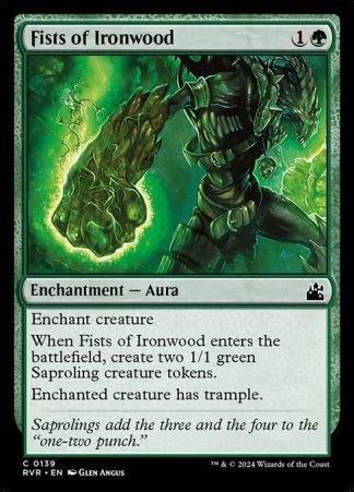 Fists of Ironwood - (139) - Magic the Gathering Ravnica Remastered Singles