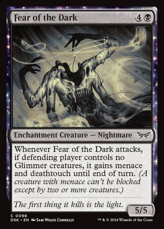 Fear of the Dark - (98) - Magic the Gathering Duskmourn: House of Horror Singles