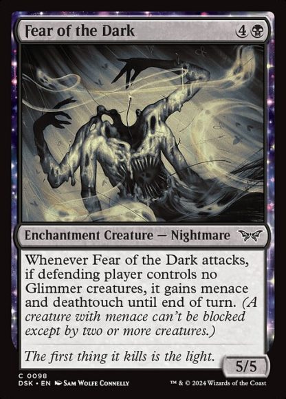 Fear of the Dark - (98) - Magic the Gathering Duskmourn: House of Horror Singles