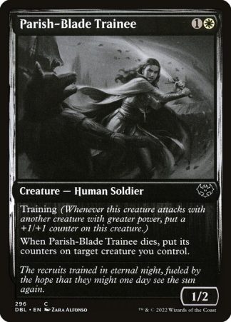 Parish-Blade Trainee - (296) - Magic the Gathering Innistrad: Double Feature Singles