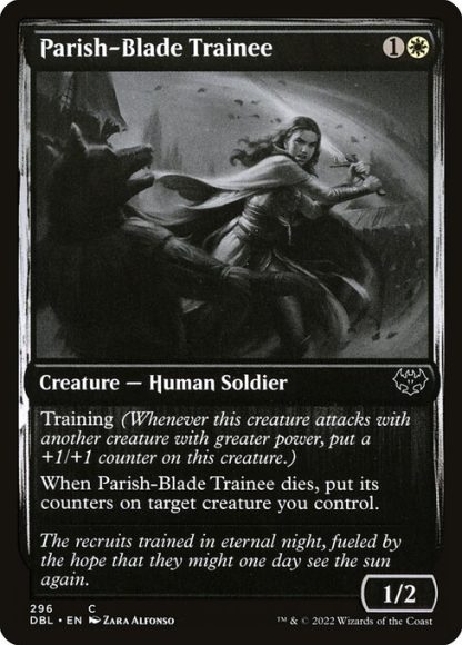 Parish-Blade Trainee - (296) - Magic the Gathering Innistrad: Double Feature Singles
