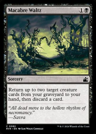 Macabre Waltz - (82) - Magic the Gathering Ravnica Remastered Singles