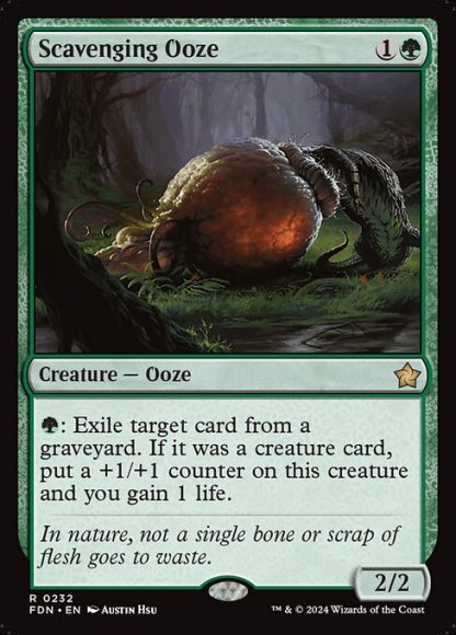 Scavenging Ooze - (232) - Magic the Gathering Foundations Singles