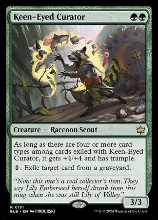 Keen-Eyed Curator - (181) - Magic the Gathering Bloomburrow Singles