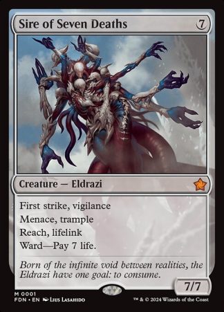 Sire of Seven Deaths - (1) - Magic the Gathering Foundations Singles