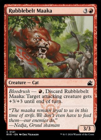 Rubblebelt Maaka - (121) - Magic the Gathering Ravnica Remastered Singles