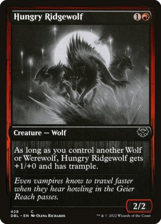 Hungry Ridgewolf - (428) - Magic the Gathering Innistrad: Double Feature Singles