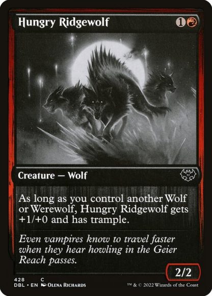 Hungry Ridgewolf - (428) - Magic the Gathering Innistrad: Double Feature Singles