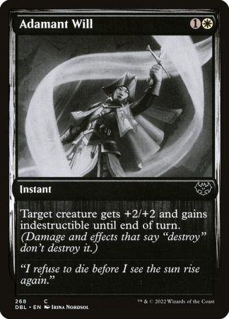 Adamant Will - (268) - Magic the Gathering Innistrad: Double Feature Singles