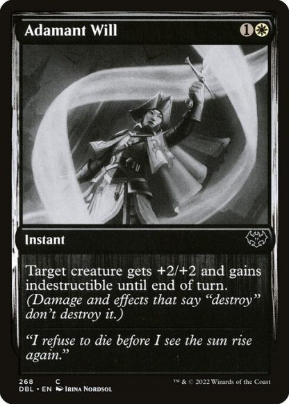 Adamant Will - (268) - Magic the Gathering Innistrad: Double Feature Singles