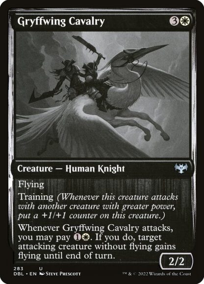 Gryffwing Cavalry - (283) - Magic the Gathering Innistrad: Double Feature Singles