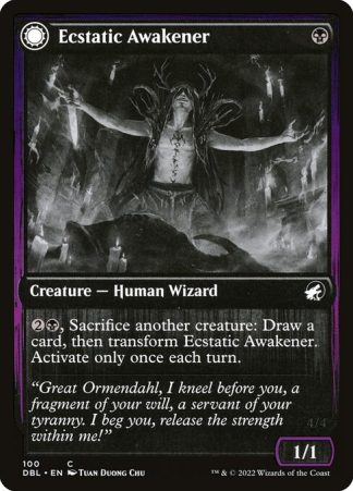 Ecstatic Awakener // Awoken Demon - (100) - Magic the Gathering Innistrad: Double Feature Singles