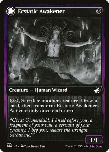 Ecstatic Awakener // Awoken Demon - (100) - Magic the Gathering Innistrad: Double Feature Singles