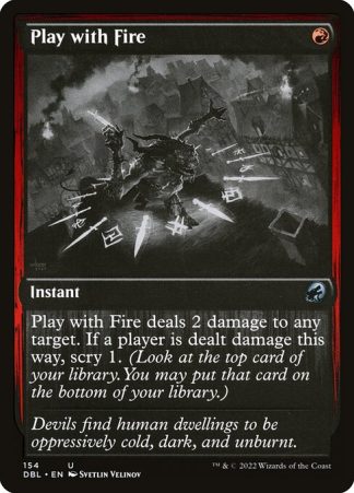 Play with Fire - (154) - Magic the Gathering Innistrad: Double Feature Singles