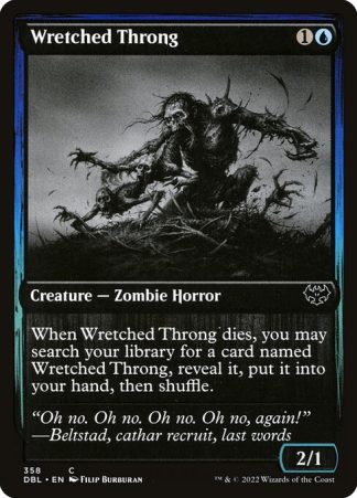 Wretched Throng - (358) - Magic the Gathering Innistrad: Double Feature Singles