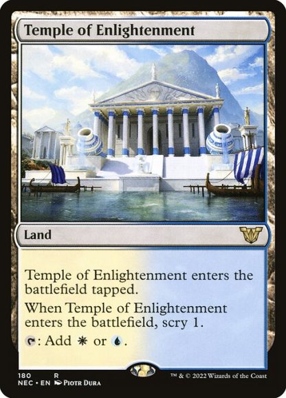 Temple of Enlightenment - (180) - Magic the Gathering Neon Dynasty Commander Singles