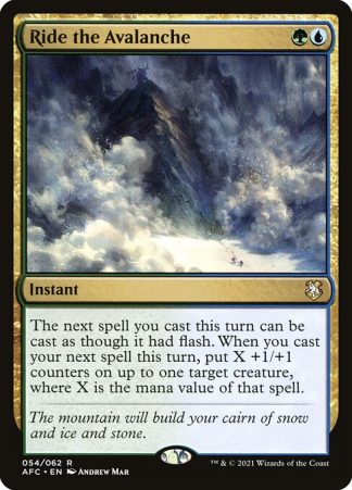 Ride the Avalanche - (54) - Magic the Gathering Forgotten Realms Commander Singles