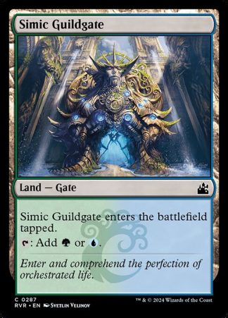 Simic Guildgate - (287) - Magic the Gathering Ravnica Remastered Singles
