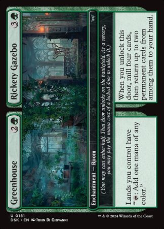 Greenhouse // Rickety Gazebo - (181) - Magic the Gathering Duskmourn: House of Horror Singles