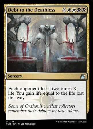 Debt to the Deathless - (176) - Magic the Gathering Ravnica Remastered Singles
